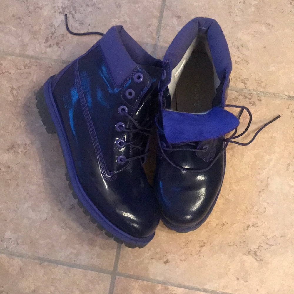 Auth Grape real Patent Leather Timberlands ❣️ - Picture 3 of 6